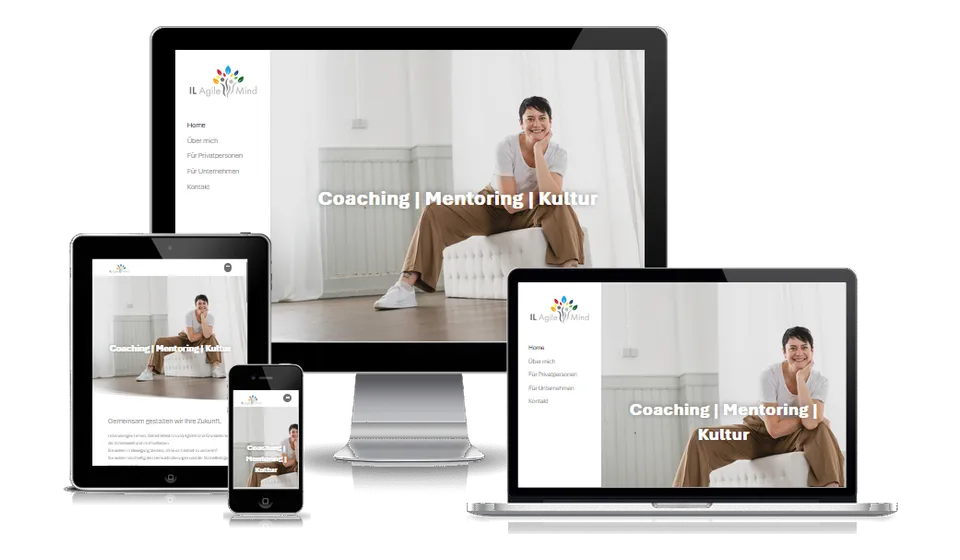 Website von IL AgileMind auf mehreren Geräten