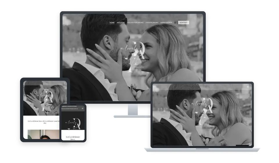 Website von A Lovely Day auf mehreren Geräten