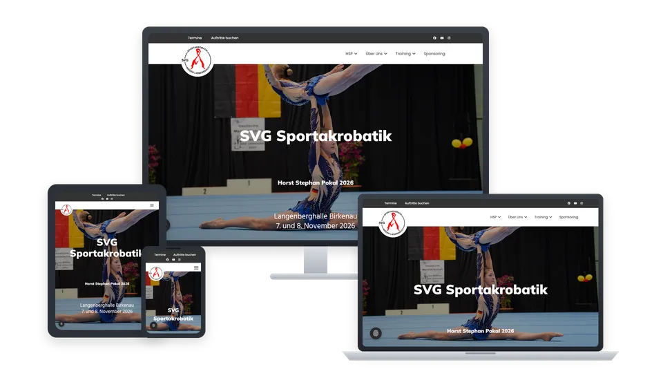Website von SVG Nieder-Liebersbach auf mehreren Geräten