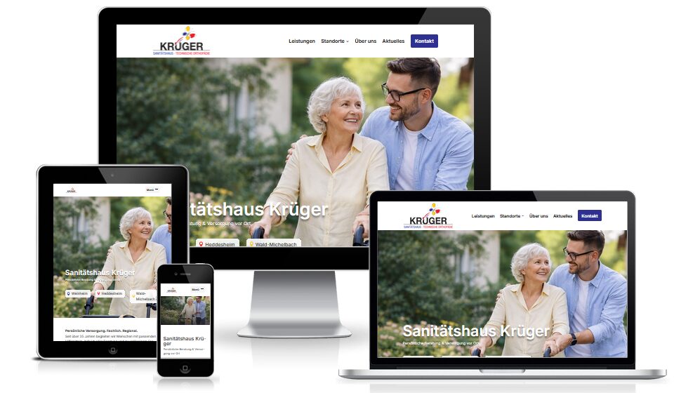 Weblösung Sanitätshaus - Webdesign 2026
